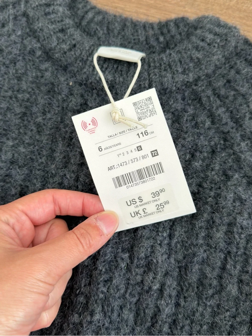 Zara dark gray